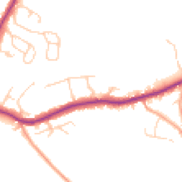 Daytime road noise heatmap for TN15 8HL