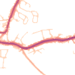 Daytime road noise heatmap for TN15 8HR