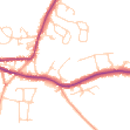 Daytime road noise heatmap for TN15 8HW