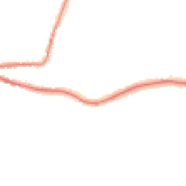 Night-time road noise heatmap for TN15 8HY