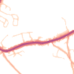 Daytime road noise heatmap for TN15 8JB