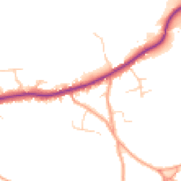 Daytime road noise heatmap for TN15 8JF