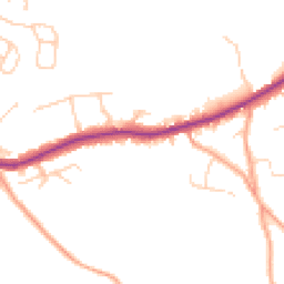 Daytime road noise heatmap for TN15 8JH