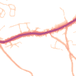Daytime road noise heatmap for TN15 8JN