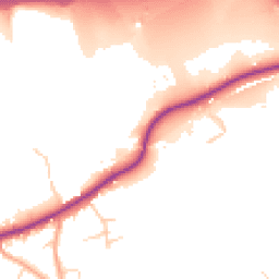 Daytime road noise heatmap for TN15 8JS
