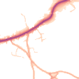 Daytime road noise heatmap for TN15 8JX