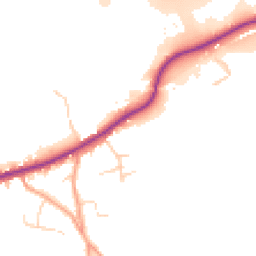 Daytime road noise heatmap for TN15 8LA