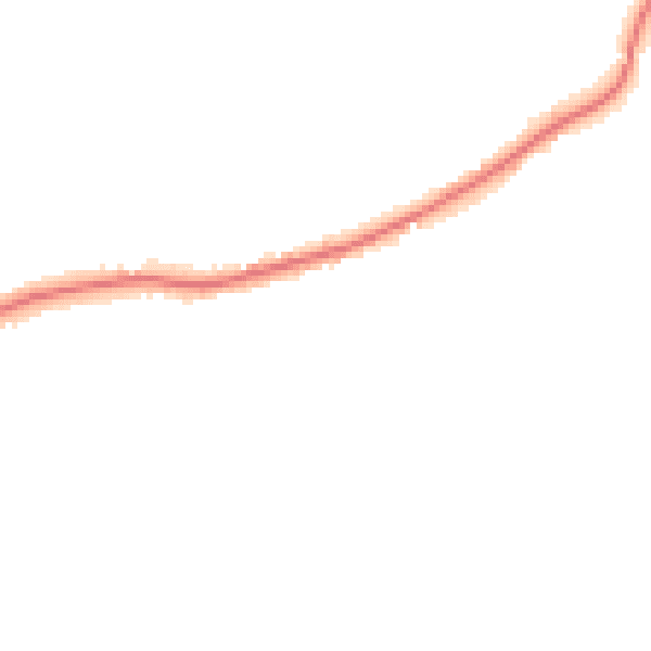 Night-time road noise heatmap for TN15 8LJ