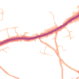Daytime road noise heatmap for TN15 8LQ