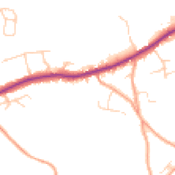 Daytime road noise heatmap for TN15 8LR