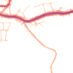 Daytime road noise heatmap for TN15 8LU