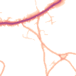 Daytime road noise heatmap for TN15 8LZ