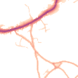 Daytime road noise heatmap for TN15 8NH