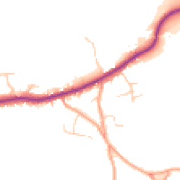 Daytime road noise heatmap for TN15 8NQ
