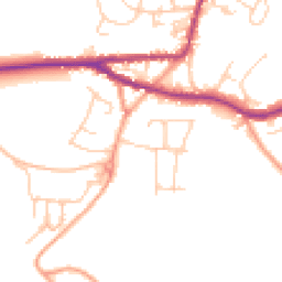 Daytime road noise heatmap for TN15 8RU