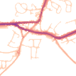 Daytime road noise heatmap for TN15 8SB