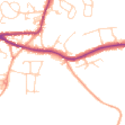 Daytime road noise heatmap for TN15 8SP