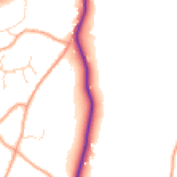 Daytime road noise heatmap for TN15 9AP
