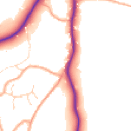 Daytime road noise heatmap for TN15 9BB
