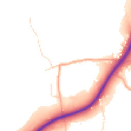 Daytime road noise heatmap for TN15 9DF