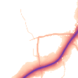 Daytime road noise heatmap for TN15 9DH
