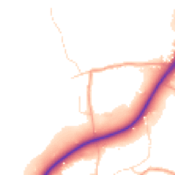 Daytime road noise heatmap for TN15 9DL