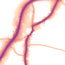 Daytime road noise heatmap for TN15 9HG