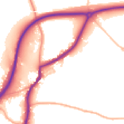 Daytime road noise heatmap for TN15 9HW