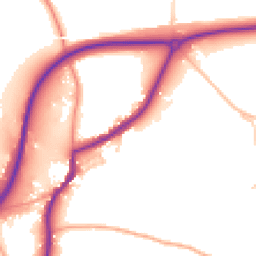 Daytime road noise heatmap for TN15 9HX