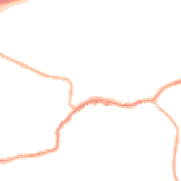 Night-time road noise heatmap for TN16 1AD