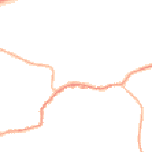 Night-time road noise heatmap for TN16 1AE