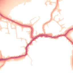 Daytime road noise heatmap for TN16 1AH