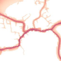 Daytime road noise heatmap for TN16 1AL