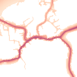 Daytime road noise heatmap for TN16 1AN