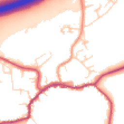 Daytime road noise heatmap for TN16 1BB