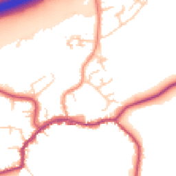 Daytime road noise heatmap for TN16 1BG