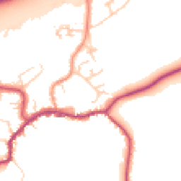 Daytime road noise heatmap for TN16 1BH