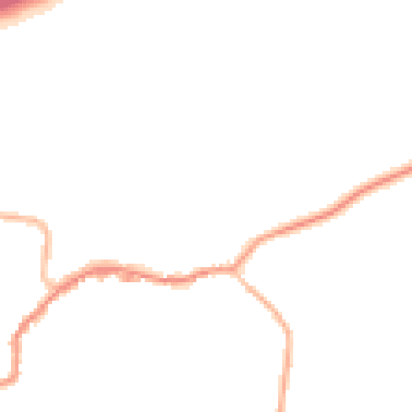 Night-time road noise heatmap for TN16 1BJ
