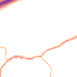 Night-time road noise heatmap for TN16 1BL