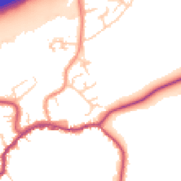 Daytime road noise heatmap for TN16 1BN