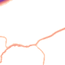 Night-time road noise heatmap for TN16 1BN