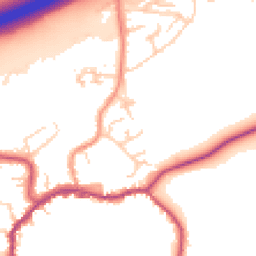 Daytime road noise heatmap for TN16 1BP