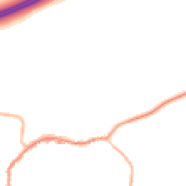 Night-time road noise heatmap for TN16 1BP