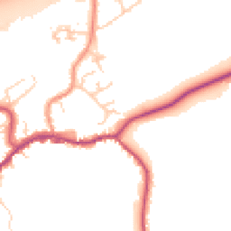 Daytime road noise heatmap for TN16 1DD