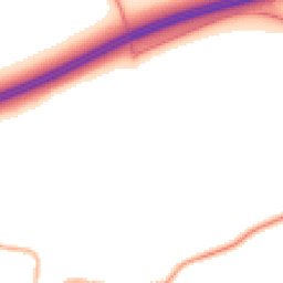 Night-time road noise heatmap for TN16 1DR