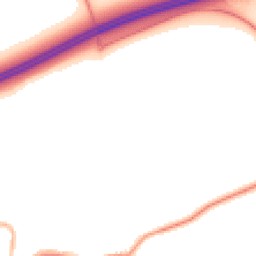 Night-time road noise heatmap for TN16 1DU