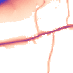 Daytime road noise heatmap for TN16 1FA