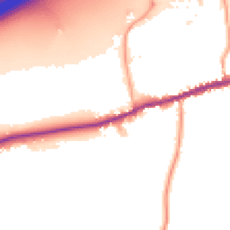 Daytime road noise heatmap for TN16 1HP