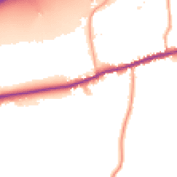 Daytime road noise heatmap for TN16 1HT