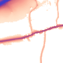 Daytime road noise heatmap for TN16 1HY